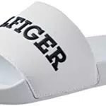 Tommy Hilfiger Stampa 3D Hilfiger Pool Slide, Sandali a Ciabatta Uomo