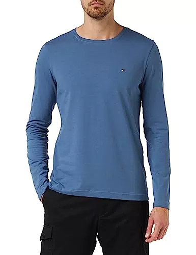 Tommy Hilfiger STRETCH SLIM FIT LONG SLEEVE TEE, Uomo