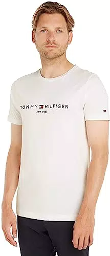 Tommy Hilfiger T-shirt Maniche Corte Uomo Core Tommy Logo Scollo Rotondo