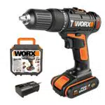 Trapano a Percussione 18V, WORX Avvitatore a Percussione 40Nm a 1 Batteria