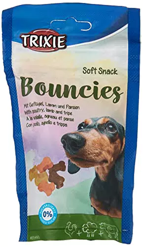 Trixie Soft Snack Bouncies, 75 g, Uccello, Agnello e budella