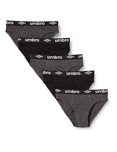 UMBRO Slip Uomo Cotone 100%, Intimo Uomo, ipoallergenica