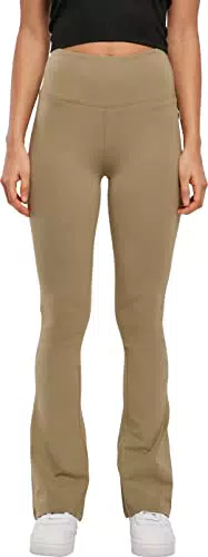 Urban Classics Leggings da Donna in Cotone Organico Elasticizzato Pantaloni da Yoga