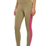 URBAN CLASSICS Leggings Donna, Leggins Sportivi con Inserti di Colore