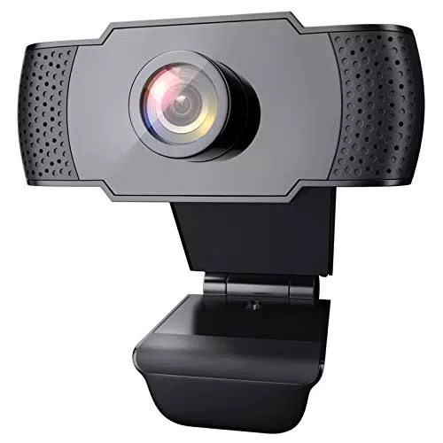 wansview Webcam 1080P con Microfono, Webcam PC Laptop Desktop Computer USB 2.0 con Clip Regolabile per Videochiamate
