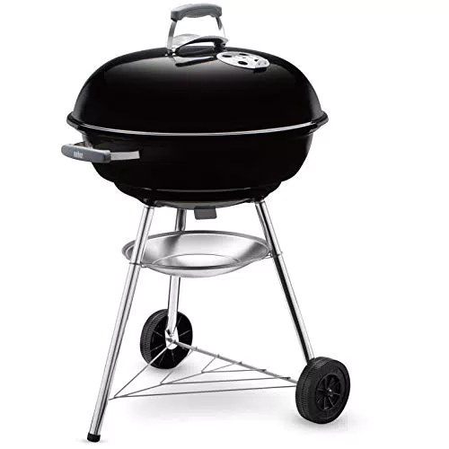 Weber Compact Kettle Barbecue a Carbone, Ø 57 cm, Nero