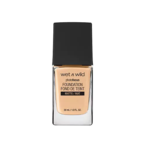 Wet n Wild - Photo Focus Foundation - Fondotinta Beige Morbido - Copertura Intensa