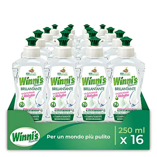 Winni's - Additivo Brillantante Lavastoviglie Ipoallergenico