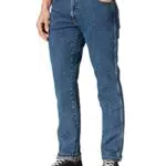 Wrangler Texas Slim Jeans, Blu, Uomo