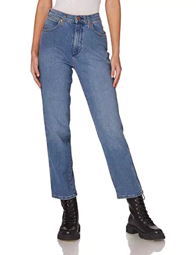 Wrangler Wild West Jeans, Mid Blue, Donna