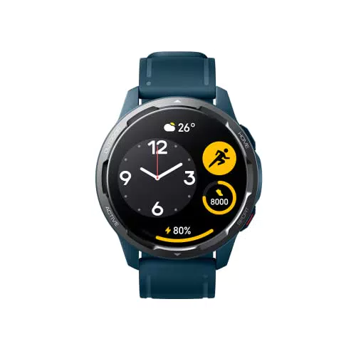 Xiaomi Watch S1 Active GL Blue, Schwarz, BHR5467GL