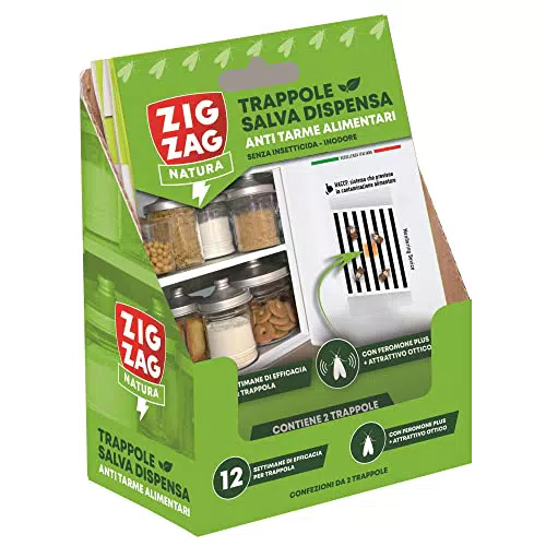Zig Zag, Il Salvadispensa, Trappola adesiva preincollata con feromoni per attrarre le farfalline del Cibo