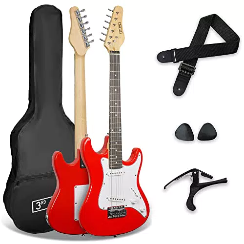 3rd Avenue Pacchetto beginner con chitarra elettrica junior di dimensioni 3/4 XF 3rd Avenue