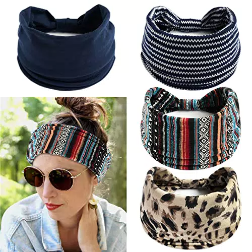 Fascia per Capelli Boho Stile Ragazze, 4 pz
