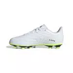 adidas Copa Pure.4 FxG J, Football Shoes, Ftwr White Core Black Lucid Lemon
