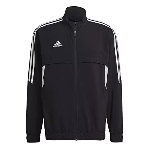 adidas H21276 CON22 PRE JKT Giacca Uomo black/white L