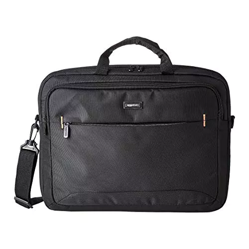 Borsa a tracolla per laptop compatto, Nero