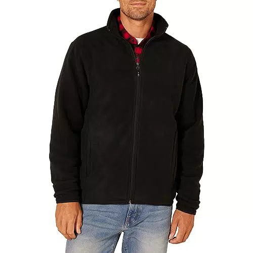 Amazon Essentials Giacca in Pile con Cerniera Integrale Uomo