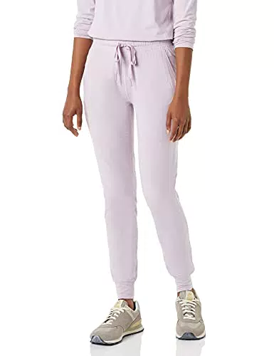 Amazon Essentials Pantaloni della Tuta Elasticizzati Tecnici Spazzolati Donna