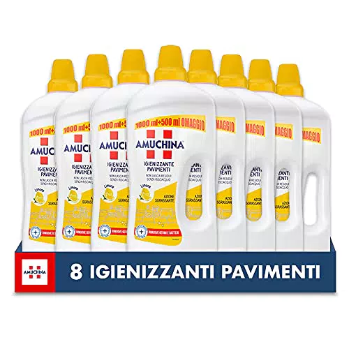 AMUCHINA Detersivo Pavimenti Igienizzante al Limone