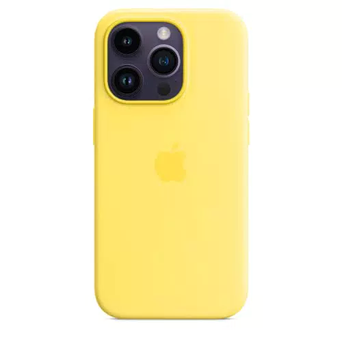 Apple Custodia MagSafe in silicone per iPhone 14 Pro - Giallo canarino ​​​​​​​