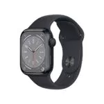 Apple Watch Series 8 Smartwatch con cassa in alluminio color mezzanotte con Cinturino Sport color mezzanotte - Regular. Fitness tracker