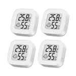 ARCELI 4 Mini termometro igrometro interno digitale termometro igrometro portatile termometro per casa terrario camera da letto bambino incubatrice cantina spogliatoio ecc