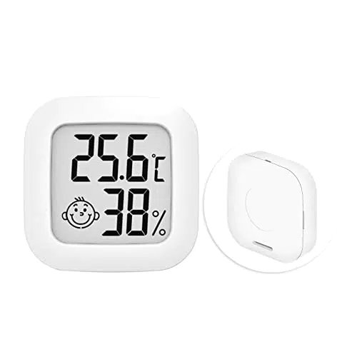 ARCELI Termometro igrometro digitale mini termometro igrometro interno carino termometro portatile casa per casa terrario camera da letto bambino incubatrice cantina spogliatoio ecc