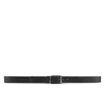 ARMANI EXCHANGE Leather Belt With Plaque, Cintura Uomo