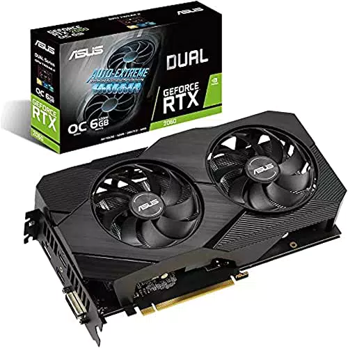 ASUS Dual GeForce RTX 2060 OC Edition EVO, Scheda Grafica Gaming