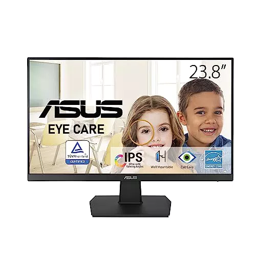 Asus Va24Ehe Schermo Pc 23, 8" Fhd Schermo Ips 16: 9 75 Hz 1920 X 1080 250 Cd/M2 Hdmi