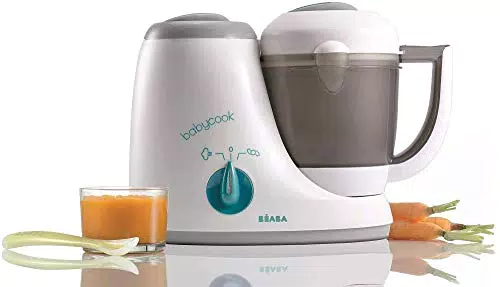 BÉABA - Babycook Original, Cuocipappa per Neonati, Omogeneizzatore 4 in 1: Frulla
