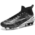 Beciyeai Scarpe da Calcio Uomo Scarpe da Calcetto Erba Sintetica Alte Tacchetti Teenager Scarpe Sportivo Professionale All'aperto Scarpe da Allenamento