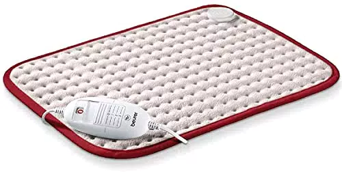Beurer HK Comfort Termoforo con Morbida Superficie in Micropile e Tre Livelli di Temperatura