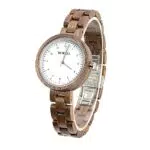 BEWELL Orologio in legno naturale Orologio da polso stile casual Orologio al quarzo con movimento giapponese Orologio leggero per donna e ragazza