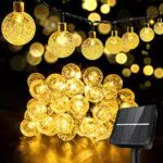 Bigzom - Ghirlanda di lampadine a energia solare per esterni