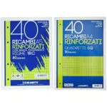 Blasetti 2327 Ricambi rinforzati a quadretti + righe (40+40)