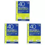 Blasetti 2329-40 Ricambi A5 Rinforzati con banda trasparente