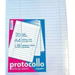Blasetti - Fogli protocollo uso bollo, A4, 1 pezzo con 20 fogli