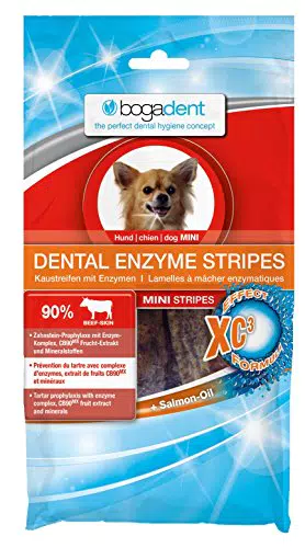 Bogadent dentali Stripes Enzimatici Mini per Cani 100 g