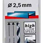 Bosch Accessories 2608577193 HSS PointTeQ - Set da 10 Pezzi di Punte Elicoidali per Trapano per Metallo