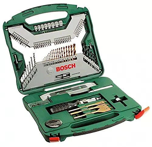 Bosch Set Da 100 Pezzi Di Punte E Bit Avvitamento In Titanio X-Line