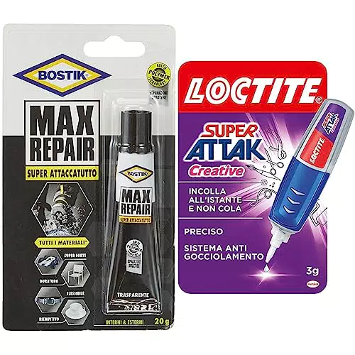 Bostik MAX REPAIR + Loctite Super Attak Creative