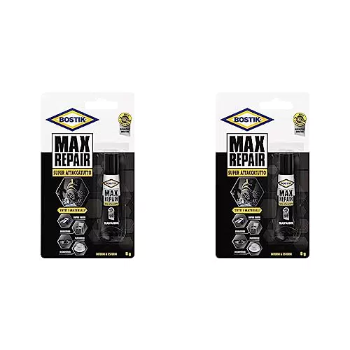 BOSTIK Max Repair adesivo di riparazione super forte, 2 pezzi