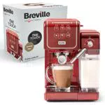 Breville Prima Latte III - Macchina per caffè espresso completamente automatica con montalatte e pompa italiana da 19 bar