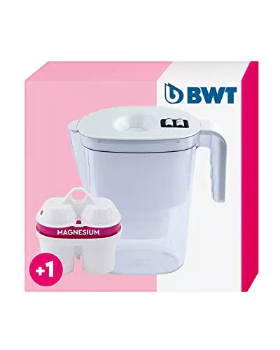 BWT Filtro acqua Vida White da 2, 6 l, Filtro con 1 cartuccia filtrante in magnesio