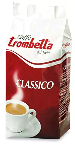 Caffè Trombetta, Caffè Tostato in Grani, Classico - 1 Kg