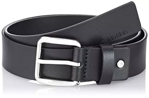 Calvin Klein Cintura Uomo Ck Concise 3.5 cm Cintura in Pelle
