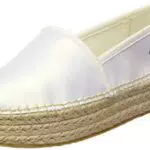 Calvin Klein Espadrillas Flatform NY Pearl, Donna, Guscio d'uovo Bianco cremoso