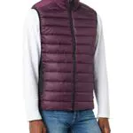 Calvin Klein Gilet con Logo Laterale Riciclato, Passion Plum